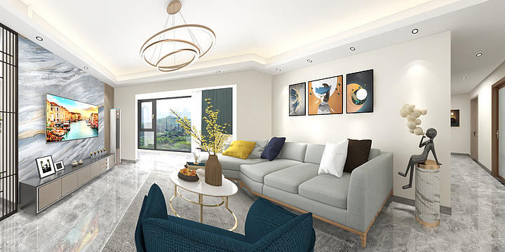 L俊哥-巴黎公馆8-2-1901-装修设计方案