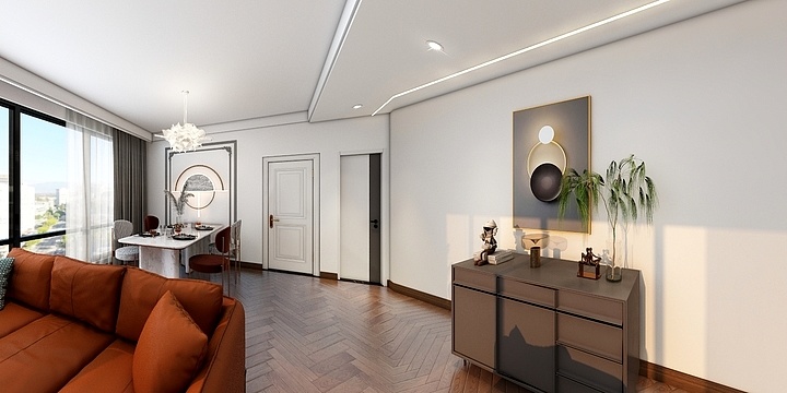 蔡国邦-瑞和园89.50㎡B户型3室2厅1卫-装修设计方案