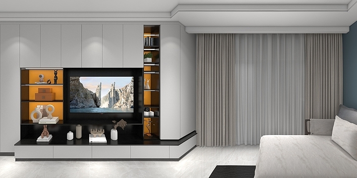 久叶设计-蓝山国际1201-装修设计方案