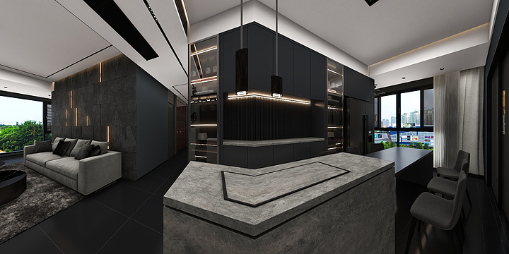 熊朦胧-紫御华府-装修设计方案