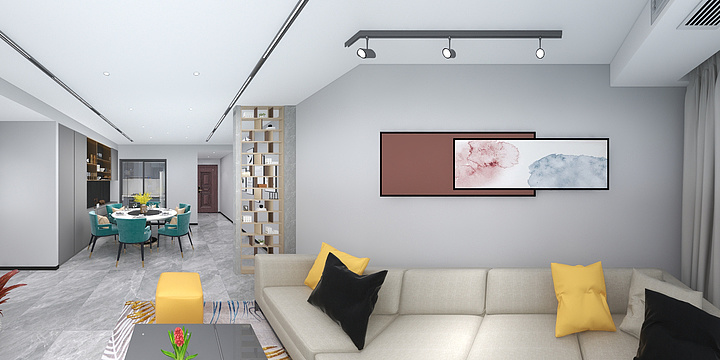 欢乐马lMfi-邬平效果图模板-装修设计方案