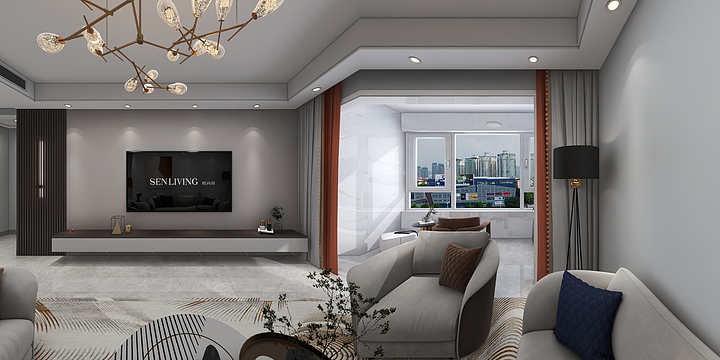 丰隆装饰-南湖公馆南区8-2-1801改酒柜-装修设计方案