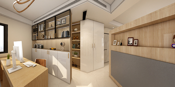 一唁入戏-瑞和园89.50㎡B户型3室2厅1卫-装修设计方案