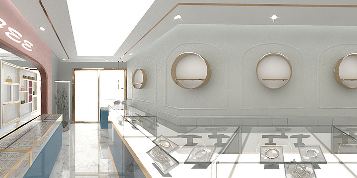 厦门锋之兰装饰设计正夏-珍珠店.dwg-装修设计方案