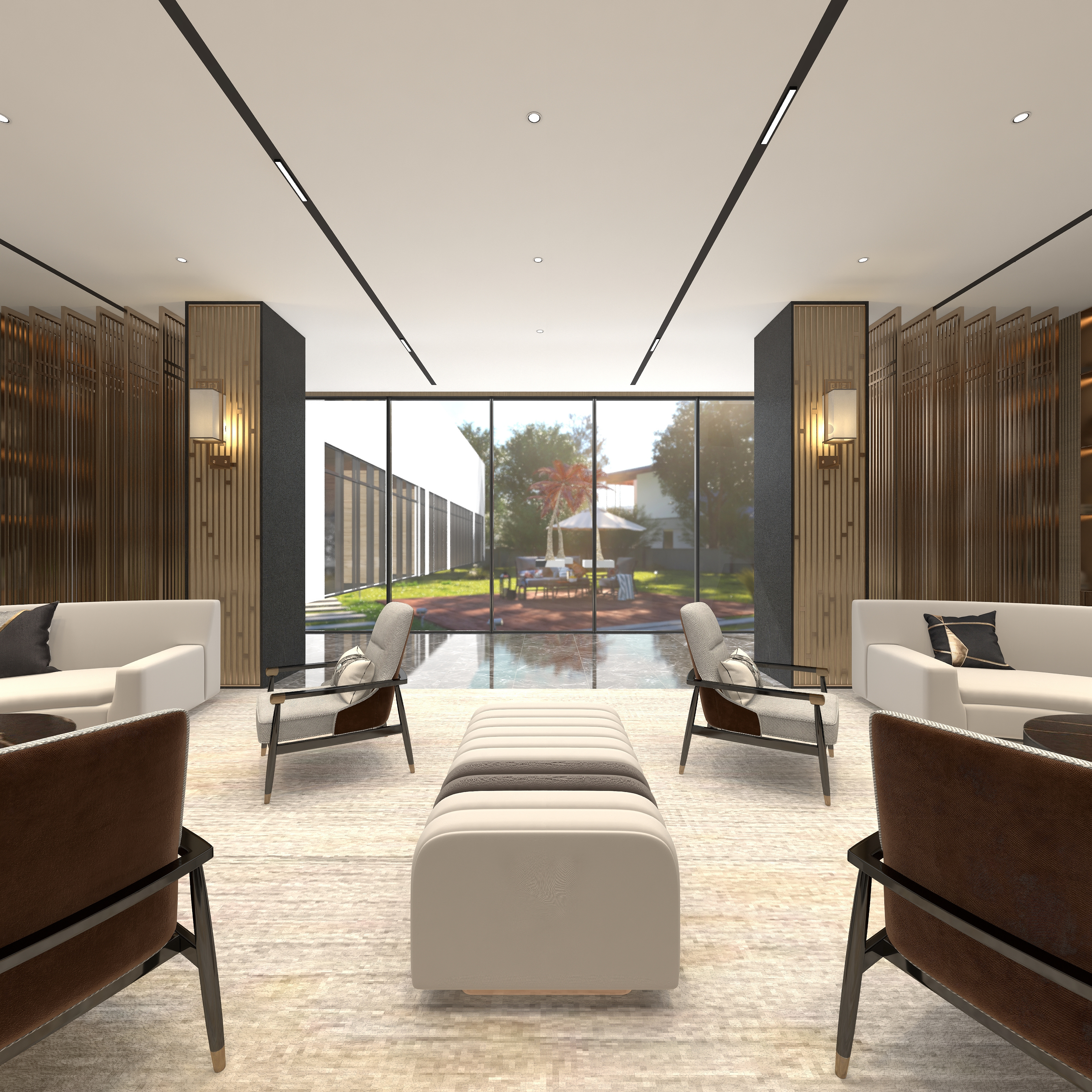 杨超全案-凤起潮鸣-SPA HOTLE一层雅室装修效果图第4张