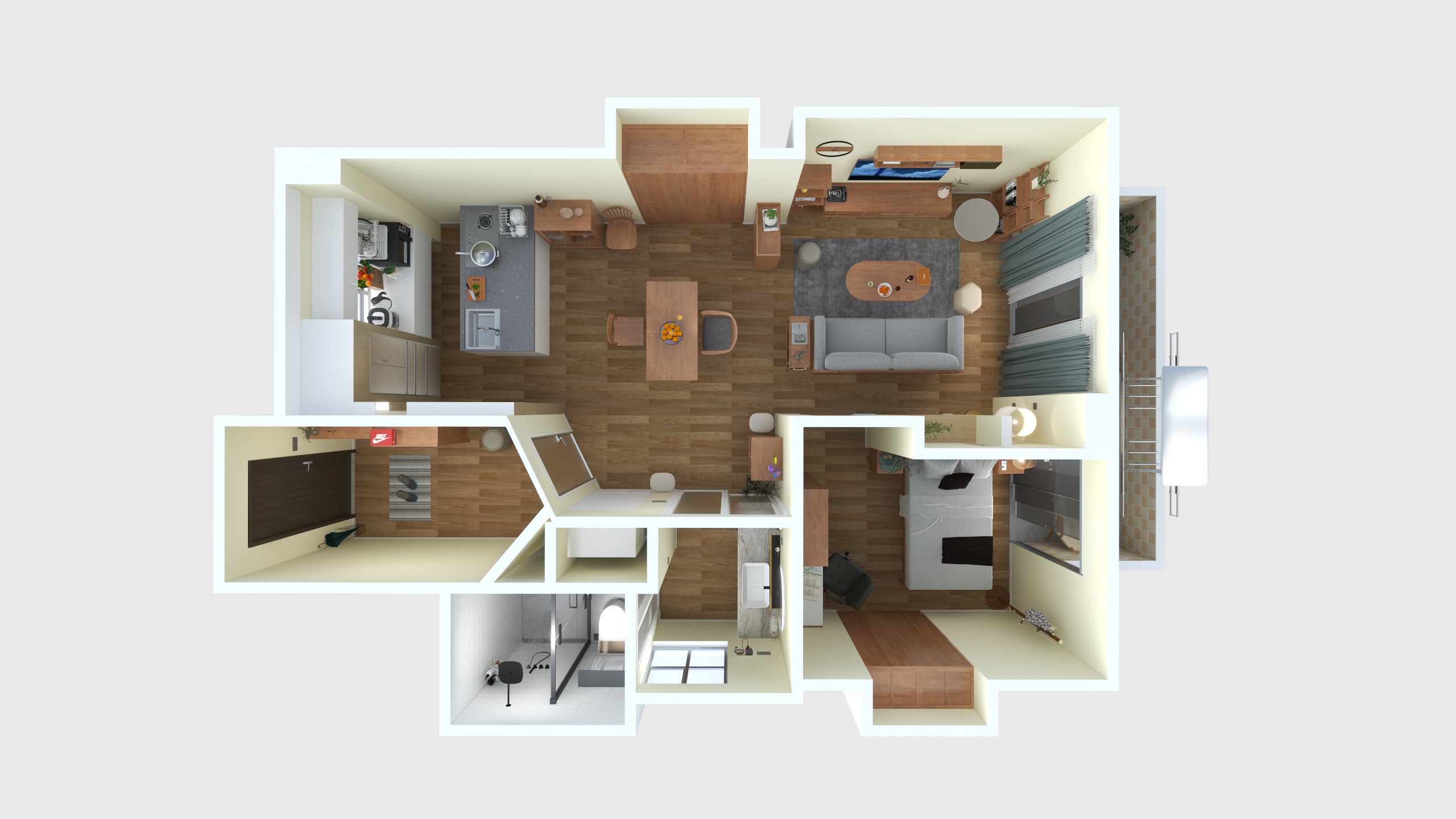 Jaclo_禄-简约原木风-影视剧场景还原-副本-装修设计方案