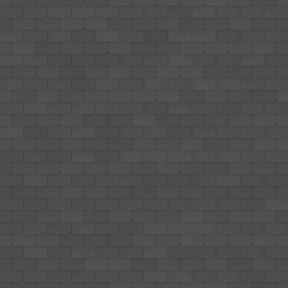 Stylish Gray Painted Pottery Tile 3D Model
