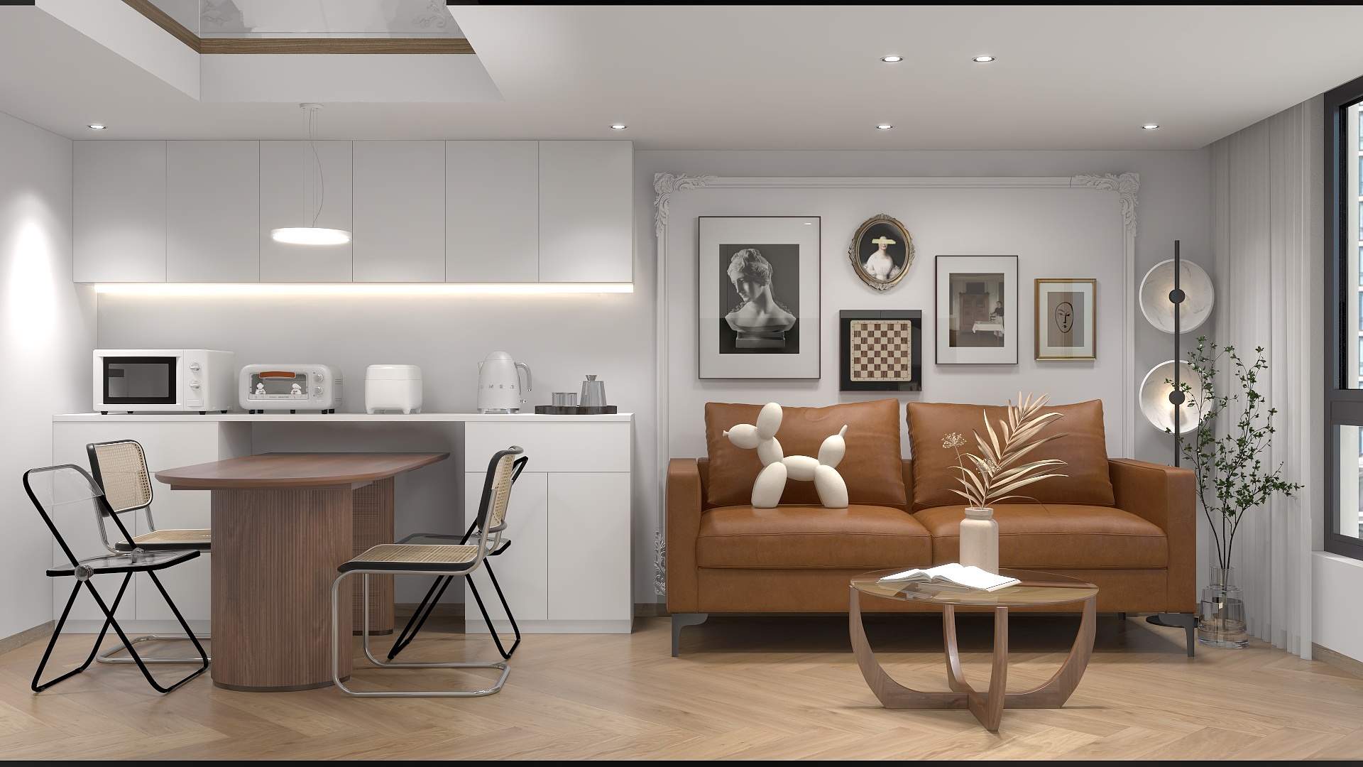 椽承设计-复古混搭LOFT公寓-装修设计方案