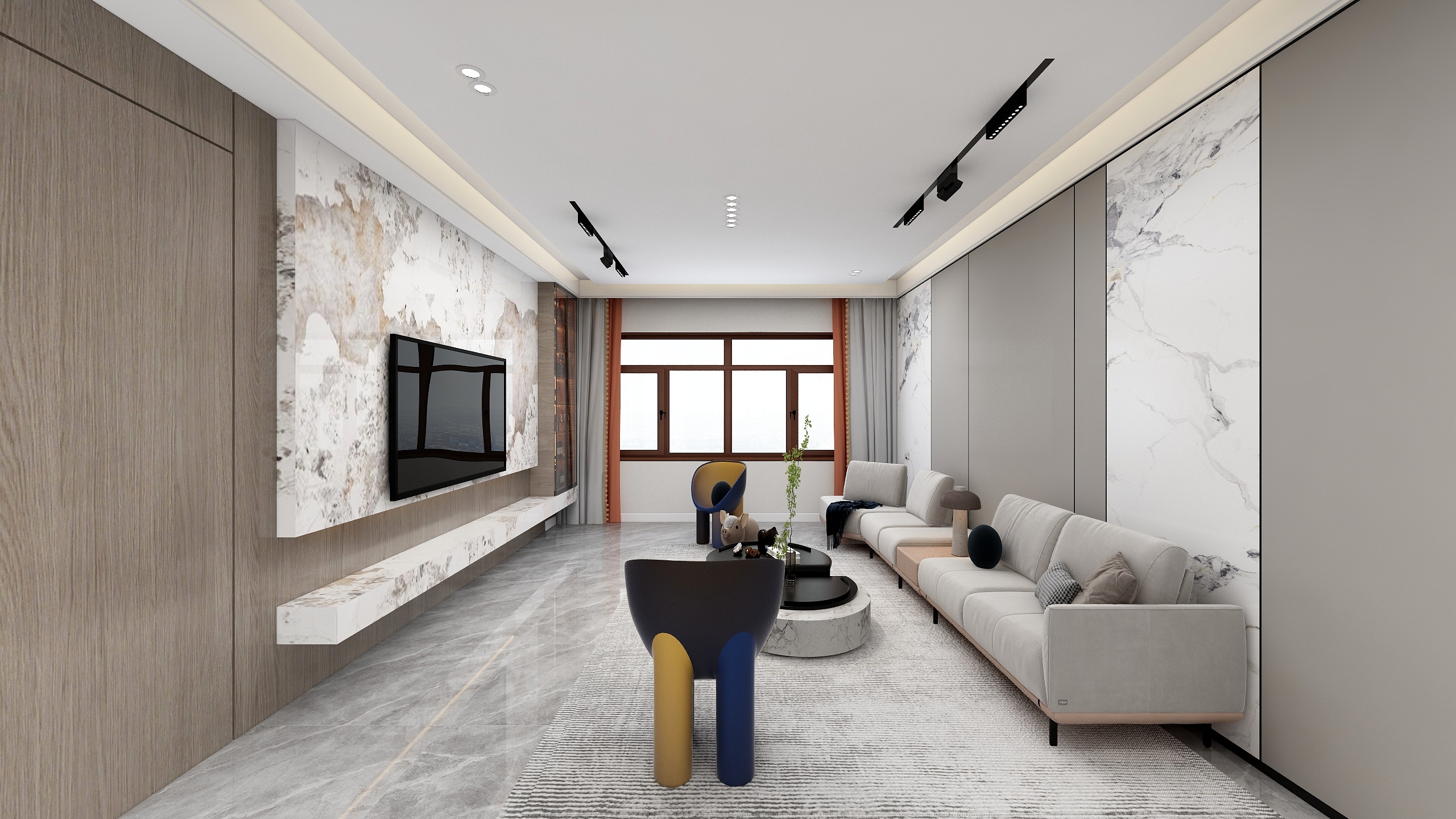 设计师台台-现代104㎡3室-装修设计方案