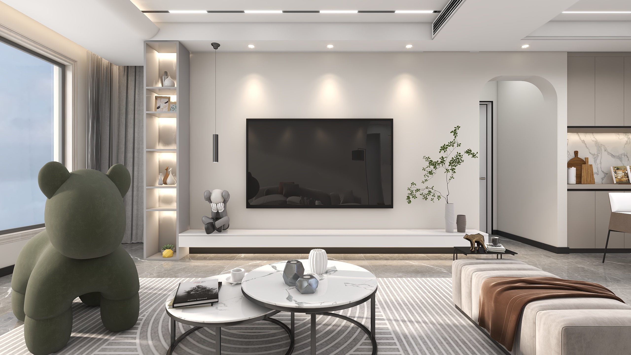 吉美装饰.-现代简约客餐厅-装修设计方案