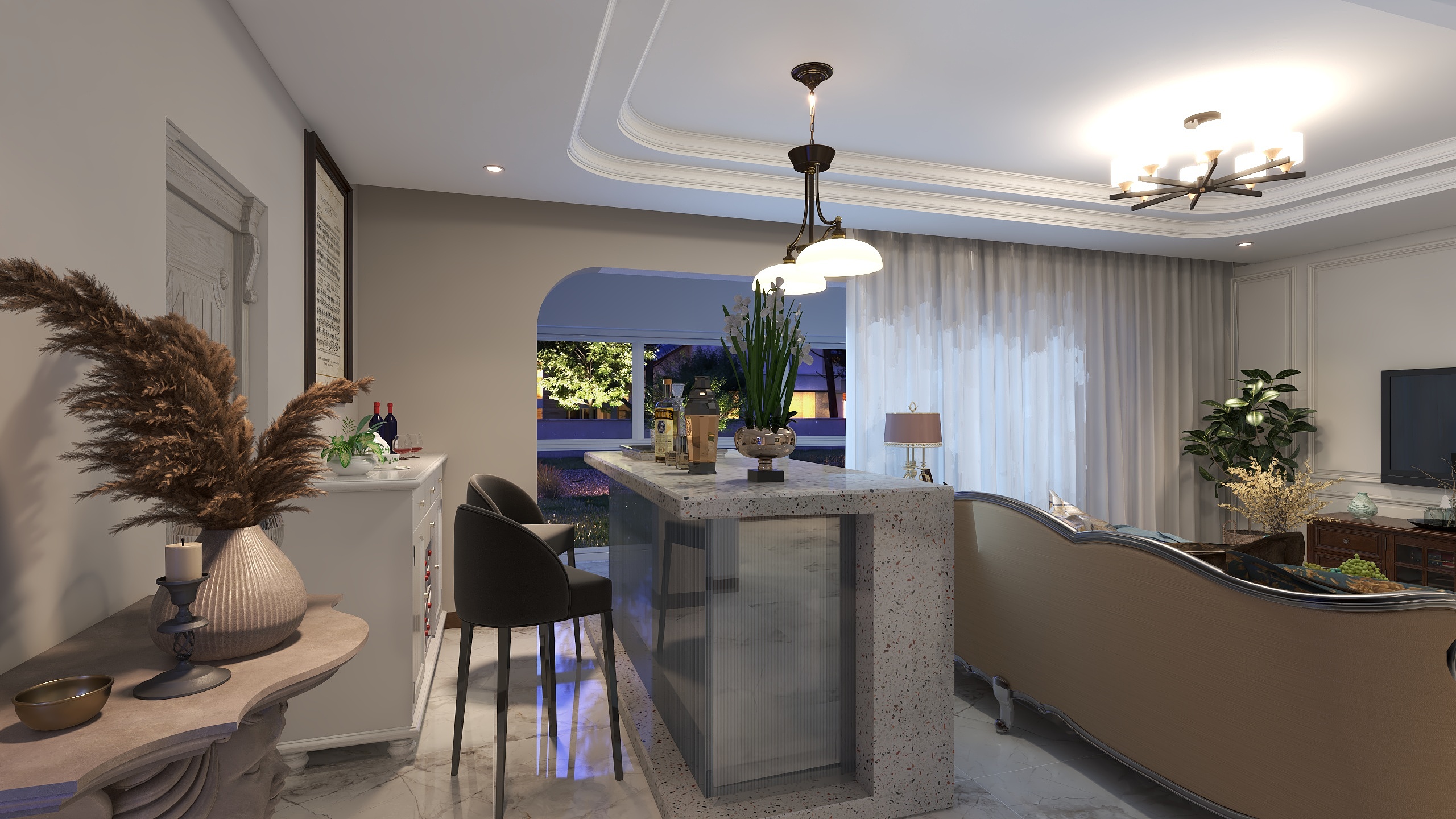 是吴大侠咯-美式风-装修设计方案