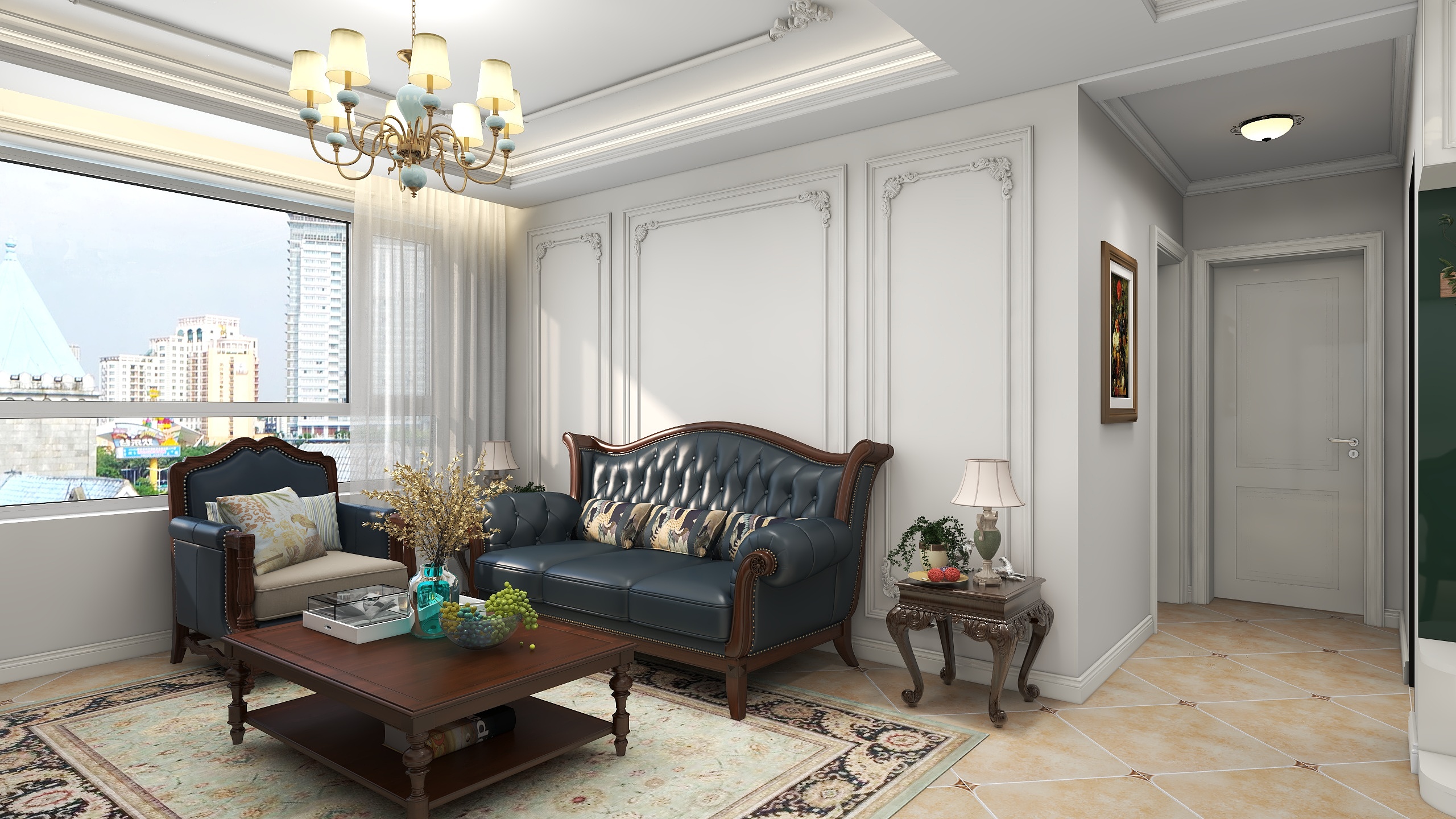 予光设计Eric-阿辉家方案二美式-装修设计方案