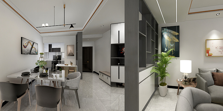 铜仁大海装饰设计-蓝溪谷地1栋1104田帅哥确定版-装修设计方案