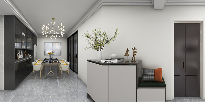 境空间设计工作室-西湖公馆10#1-304-装修设计方案