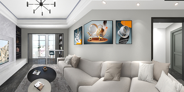 顶上装饰工程有限公司-覃美女豪宅-装修设计方案