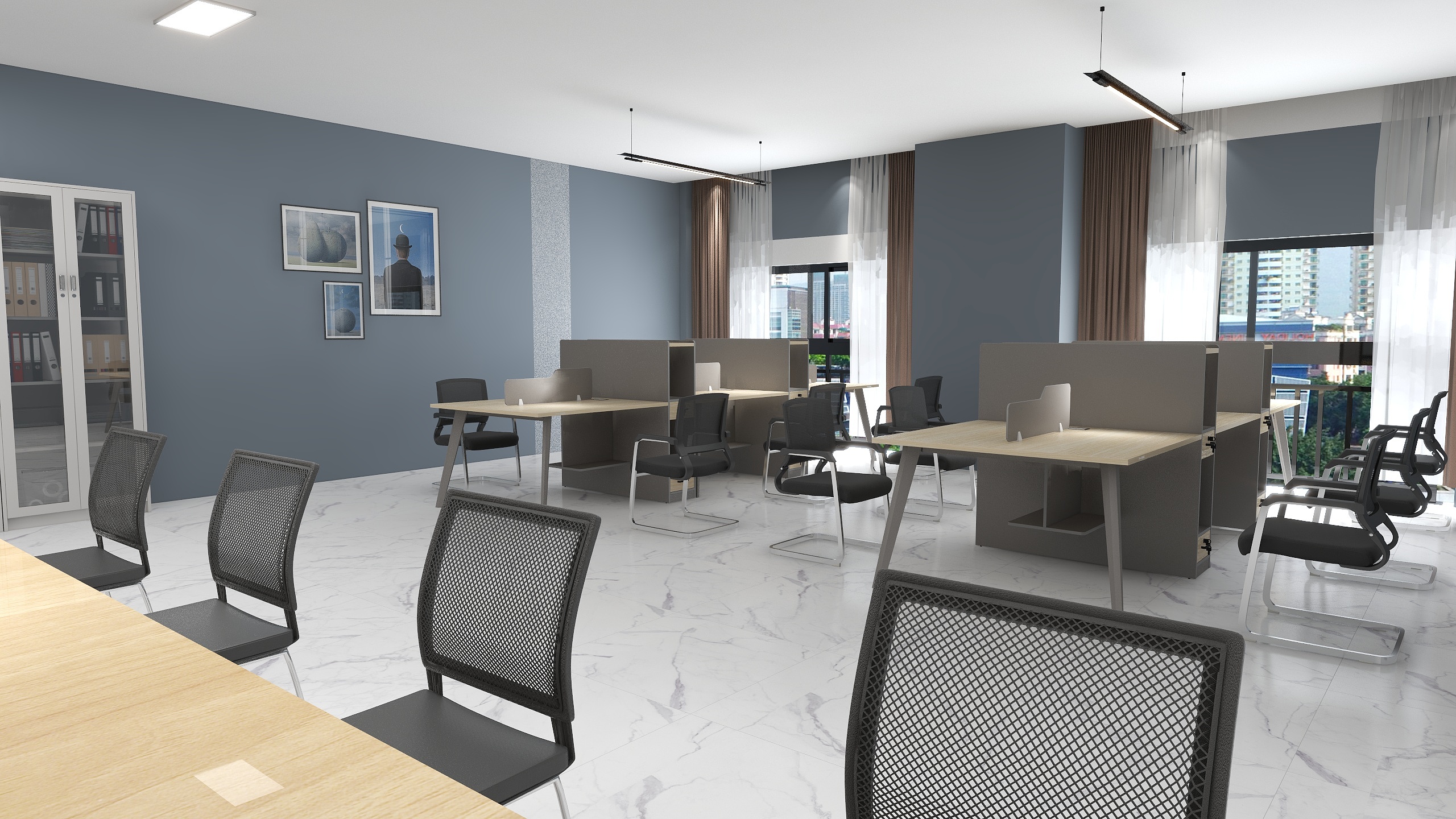 单星-办公9层.dwg-装修设计方案