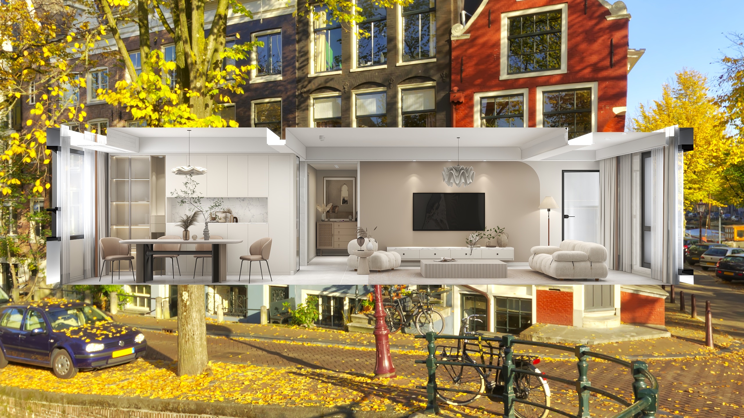 本来装饰有限公司-昱湖壹号院2幢501室效果图-2-装修设计方案