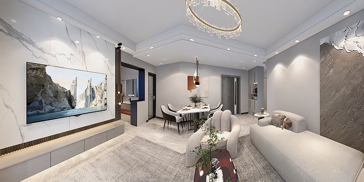 家居美学-山河印象-装修设计方案