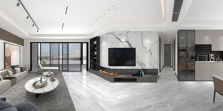 毛兰空间设计-颐和江山15号202.dwg-装修设计方案