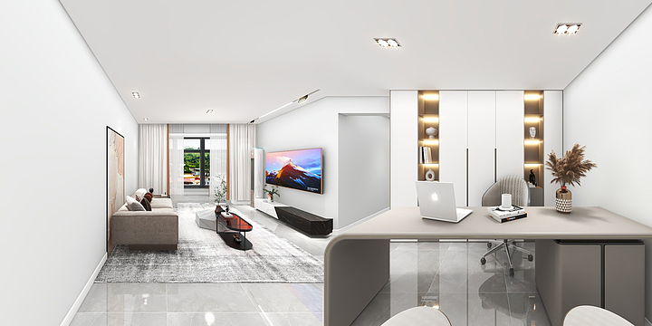 MT空间-极简.dwg-装修设计方案