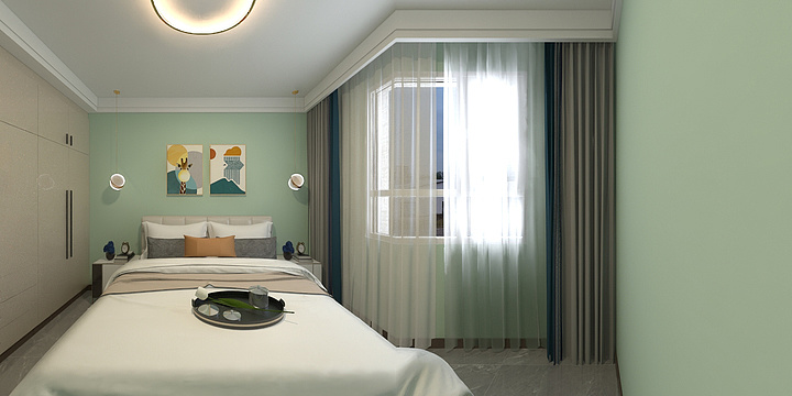 东泽装饰OLxZ-金龙御景B区 效果图.dwg-装修设计方案