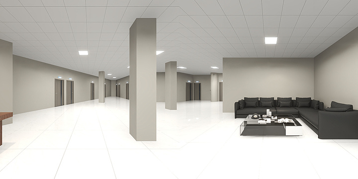 旺家红装饰-兴业大夏办公二楼-装修设计方案