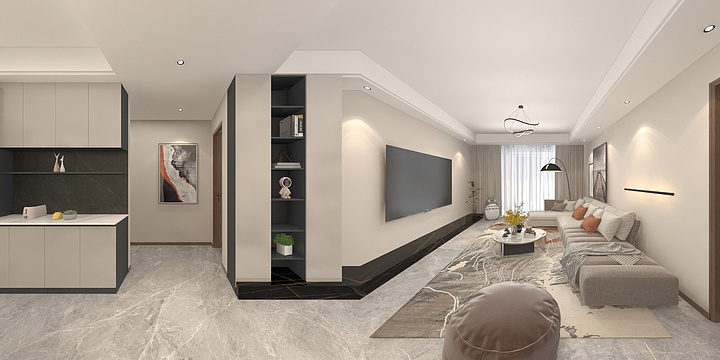 良一尘丨空间设计-环球·掌舵E3-装修设计方案