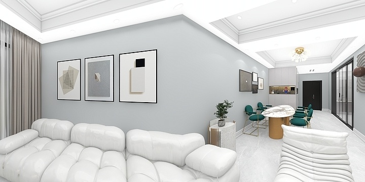 云信全屋整装-盛世阳光华庭{现代简约}冷色系-装修设计方案