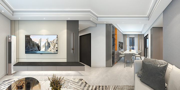 美尼美全案设计-中央公馆11栋2302-装修设计方案