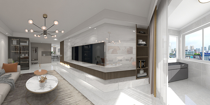 南通设计师杨文韬-滨江花苑23号104室 邓姐.d-装修设计方案