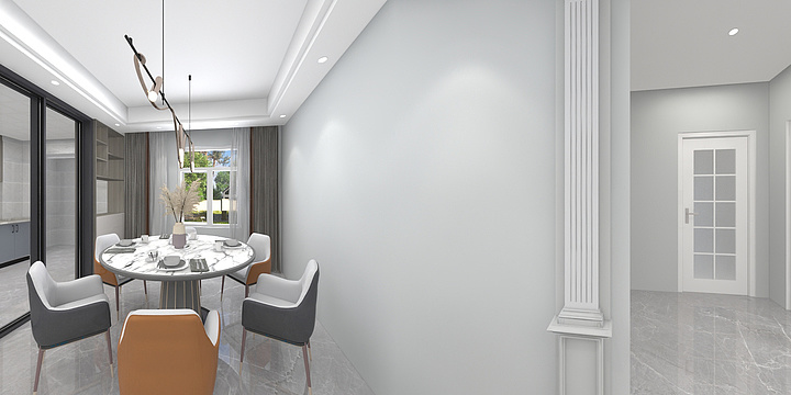 不吃萝卜的设计师-锦尚华府无主灯-装修设计方案