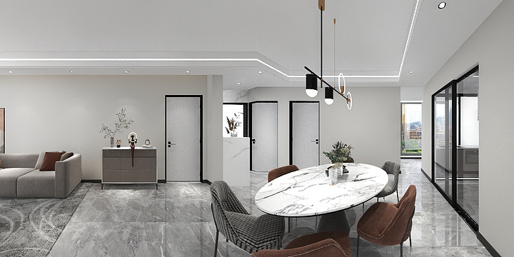 杨威个人设计-水上明珠安进波-装修设计方案