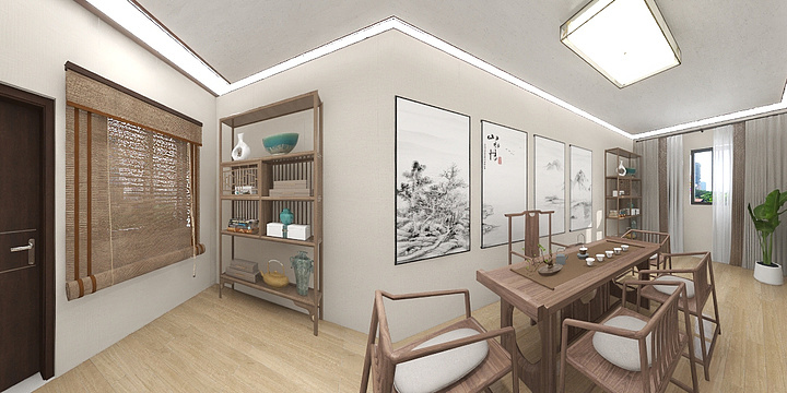 jgdq-茶室脸普-装修设计方案