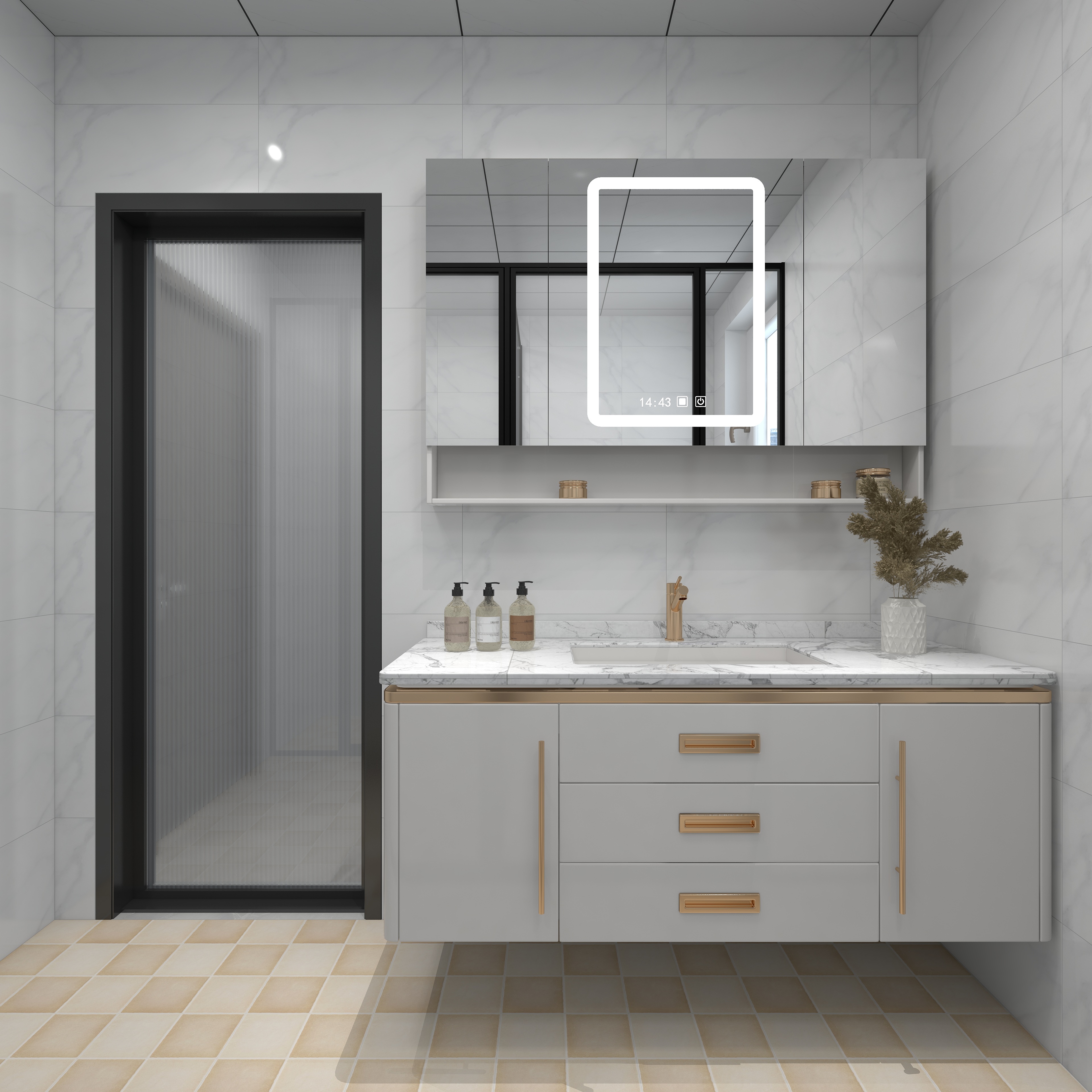 惠民顶固Cpnb-新贵公馆三四楼-复式-修改-装修设计方案