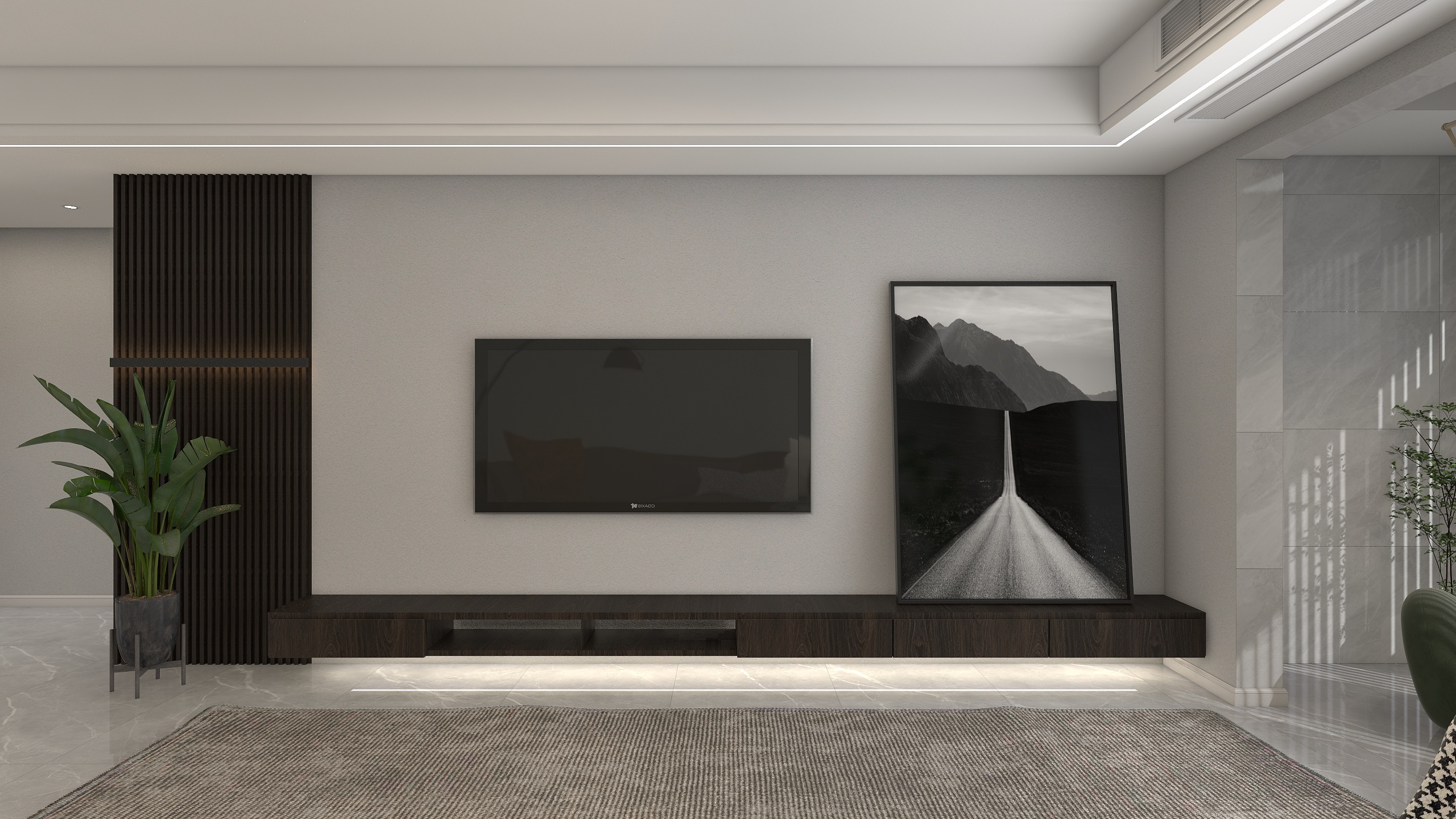 133****3391rBxp-现代混搭黑白灰135平三室-装修设计方案