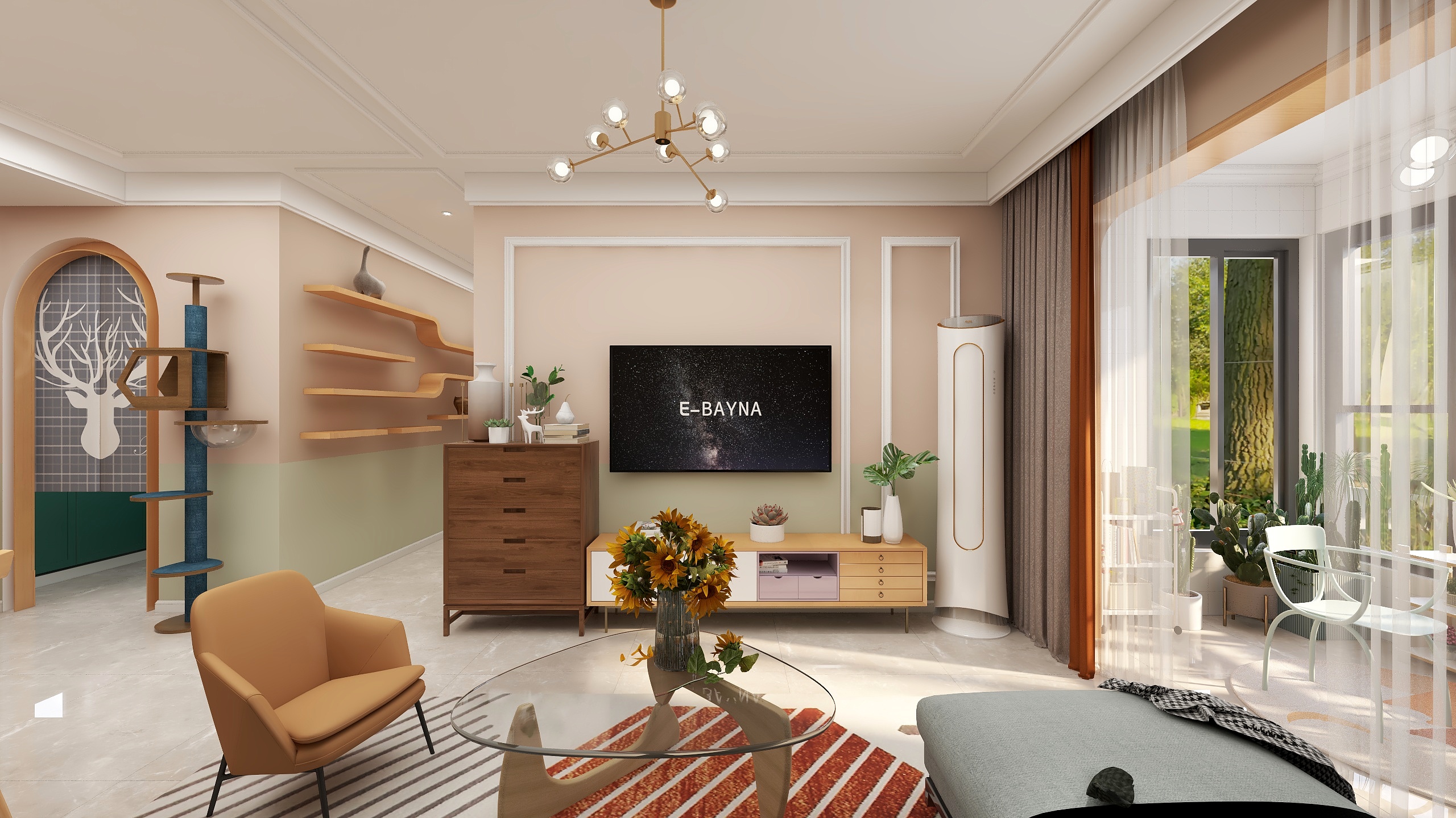 varietymbrc-德信海德公园83.00㎡A2’3室2厅1卫1厨-装修设计方案