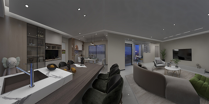 JOANER室内设计-汇悦新天地.dwg-装修设计方案