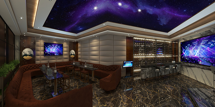 武鸣维森设计工作室-厂房KTV包间.dwg-装修设计方案