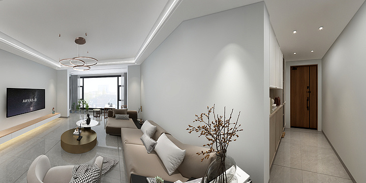 夏风设计-奥园8-3001-装修设计方案