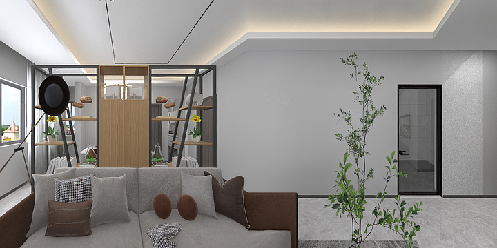 冰美式加冰-瑞和园89.50㎡B户型3室2厅1卫-装修设计方案