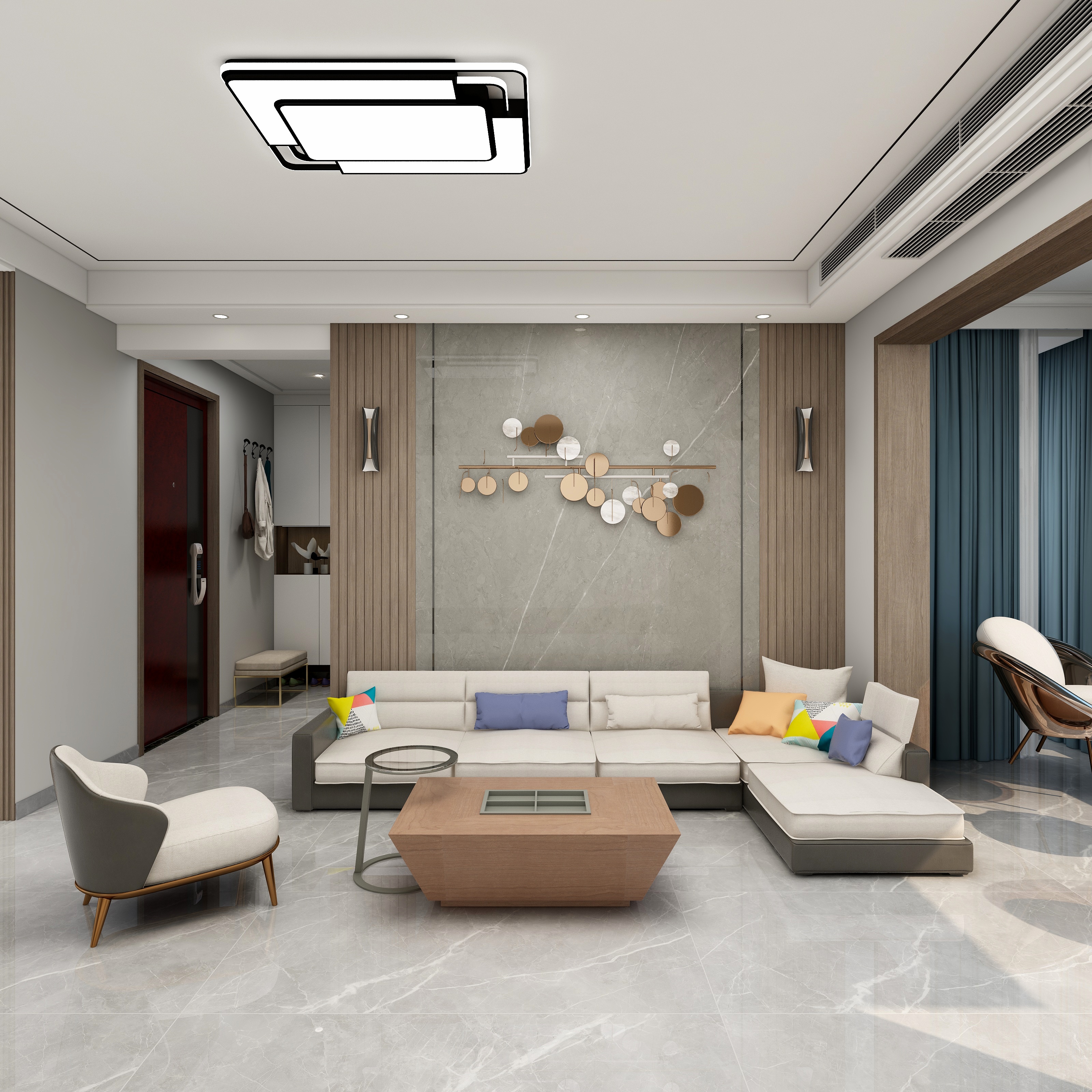 临泉正楷设计-碧桂园轻奢风装修效果图