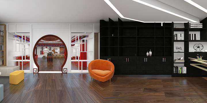 麟山云峰-江洛德庆康莎小区98㎡-装修设计方案