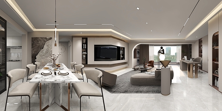 设计师一何雄-中南林越-装修设计方案