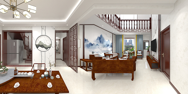 莱州卓创装饰-文汇效果图.dwg-副本-装修设计方案