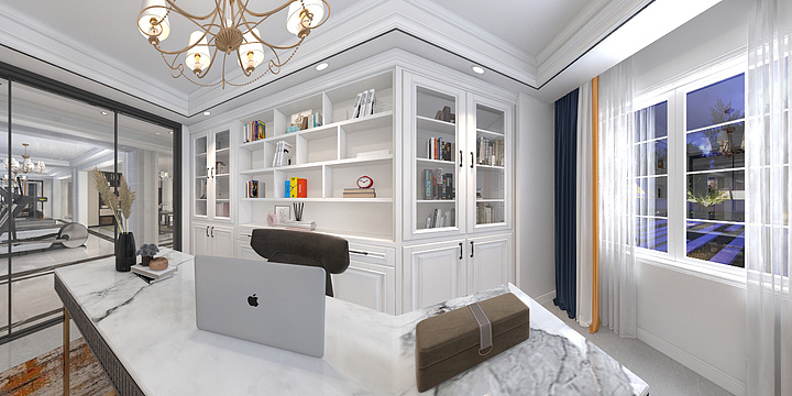 梅礼丰UwiK-湖山在望负一层效果图-装修设计方案