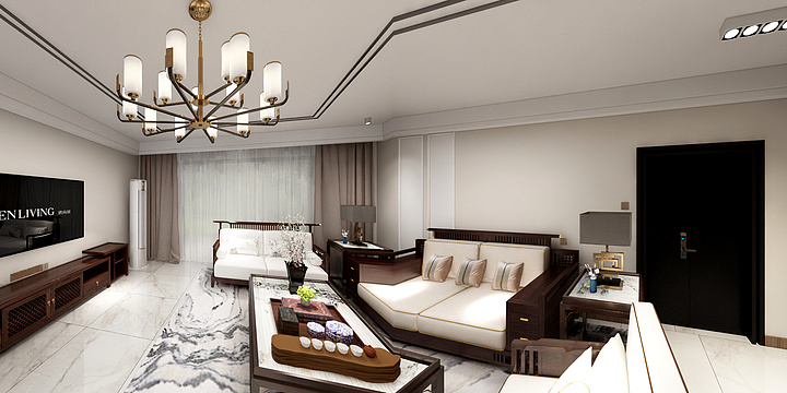 纵横天启者-天富巨城张丽家.dwg-装修设计方案