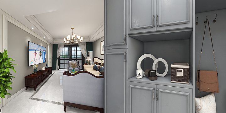 Sandbvmc-兴飞花苑.dwg-装修设计方案