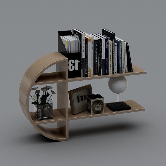 Modern bookshelf book decoration combination 364920-4