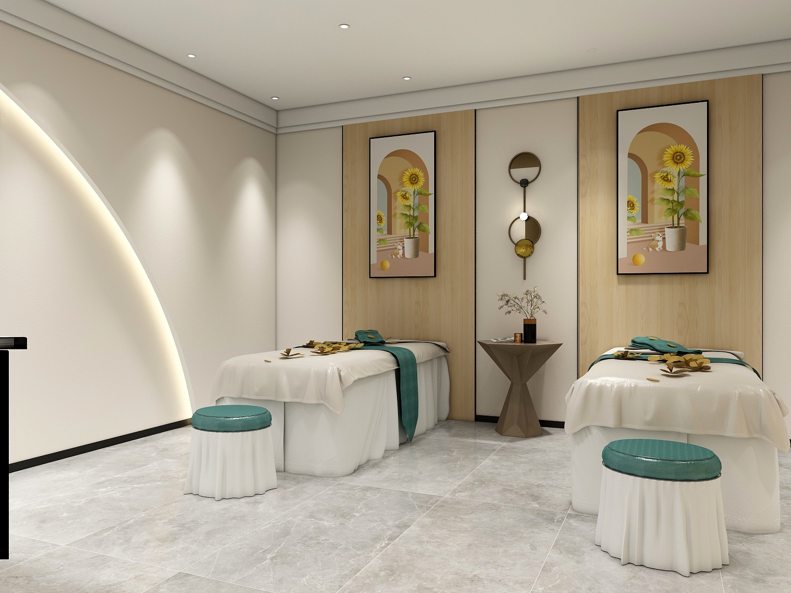 设计师W.T-美容室-装修设计方案