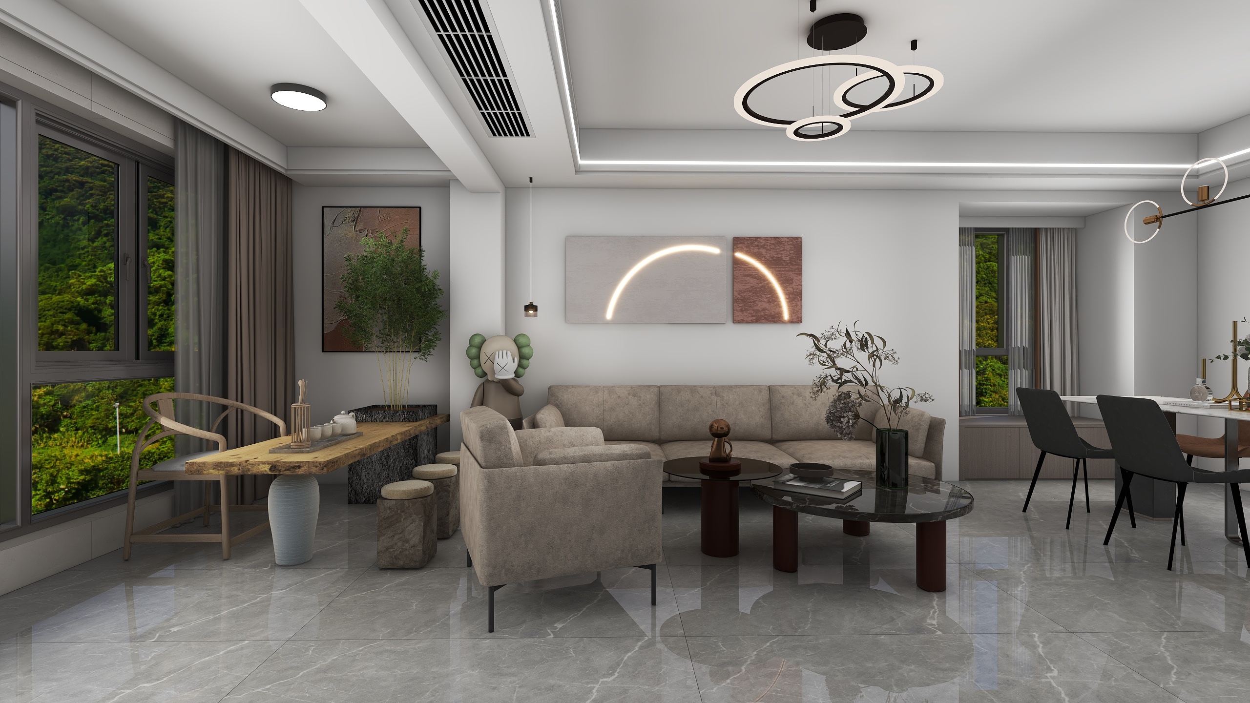 虾米空间-尤溪复式(开元宝坻)装修效果图